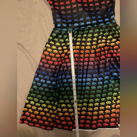 Blackmilk rainbow space invaders mini dress Size small - Picture 11 of 13